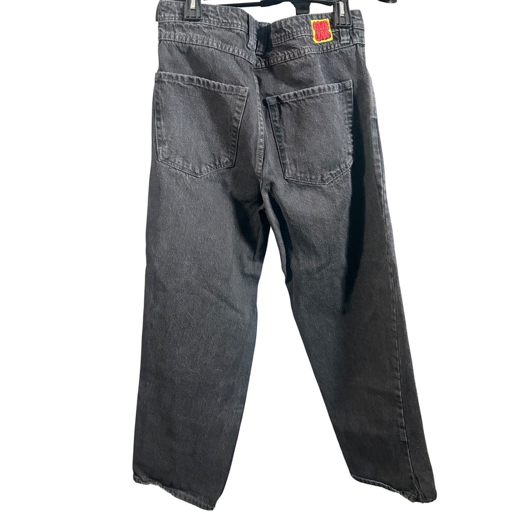 Empyre Relaxed Baggy Jeans Black Wash Wide Leg Skater Y2K Size 32 - Picture 2 of 12